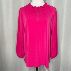 Adrianna Papell popover blouse